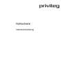 PRIVILEG 073.132-3/40652 Owners Manual